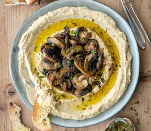 Creamy Mushroom Hummus