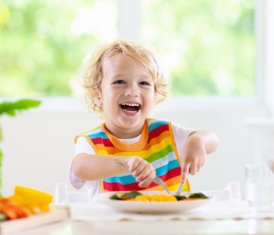 A child eating