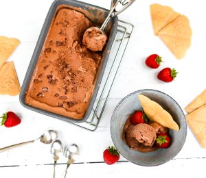 No-Churn Chocolate Ice Cream