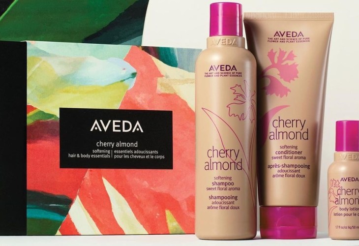 Aveda's Cherry Almond products