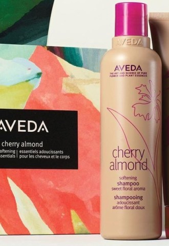 Aveda's Cherry Almond products