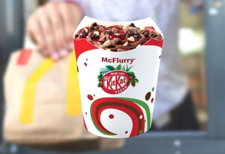 Vegan KitKat McFlurry