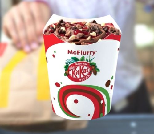 Vegan KitKat McFlurry