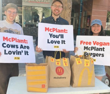 PETA teamed up with McDonald's