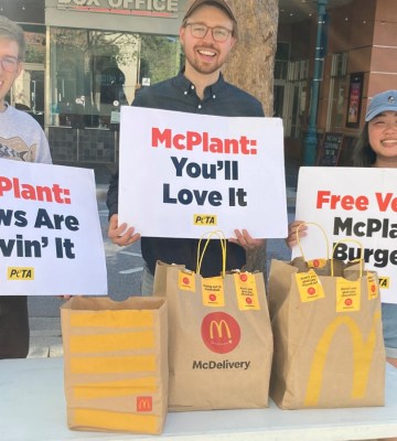 PETA teamed up with McDonald's