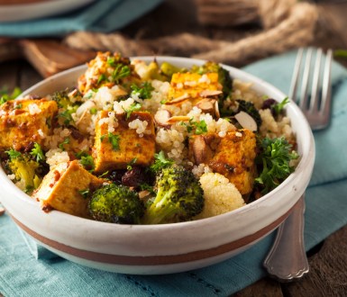 Homemade Quinoa Tofu Bowl