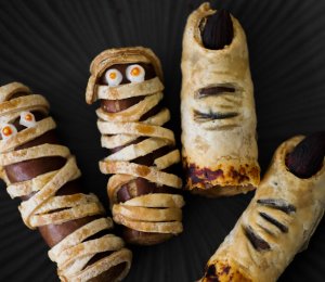 Halloween Sausage Rolls