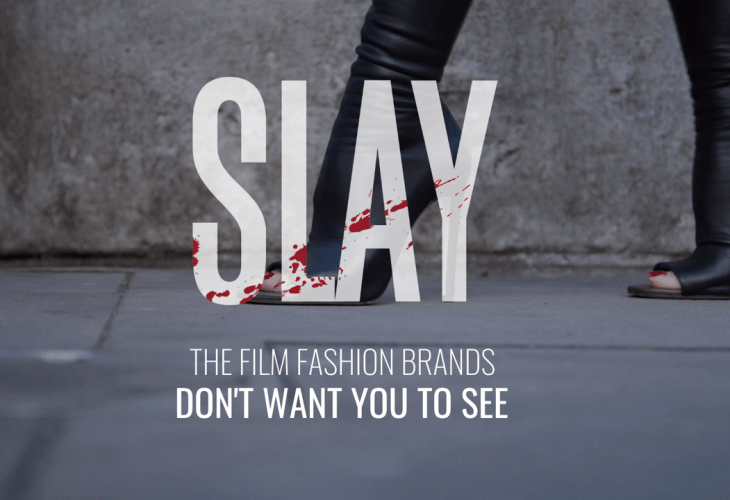 a poster for new fashion expose film Slay