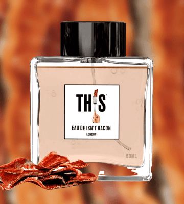 Vegan bacon perfume by THIS